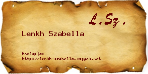 Lenkh Szabella névjegykártya